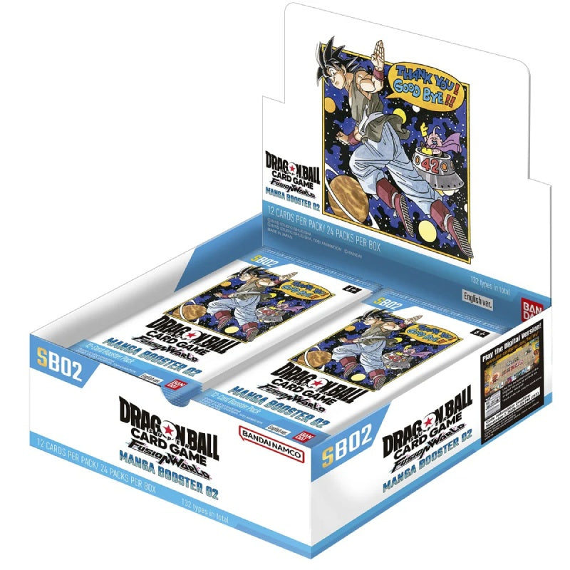 ドラゴンボール MANGA BOOSTER 02 1BOX Manga Booster Pack 02 Booster Box SB02 Englisch