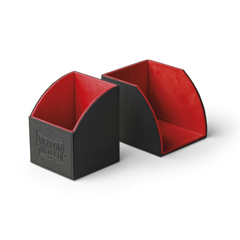  Analyzing image    dragon-shield-nest-deck-box-100-black-red-offen