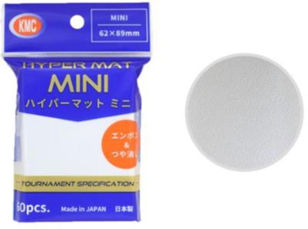 kmc-small-sleeves-hyper-mat-mini-white-60sleeves