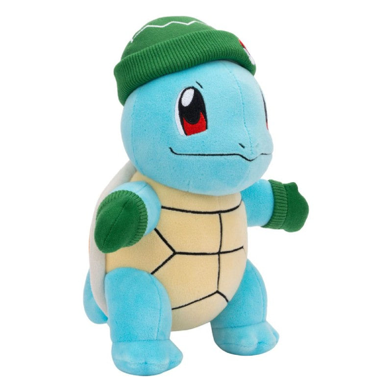 pokemon-pluschfigur-schiggy-with-green-hat-and-mittens-20cm-seite