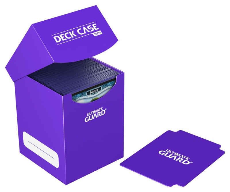 ultimate-guard-deck-case-100-violett-offen-mit-inhalt