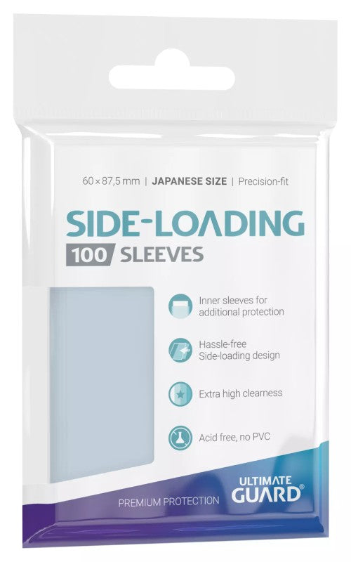 ultimate-guard-precise-fit-sleeves-side-loading-japanese-size-transparent-100