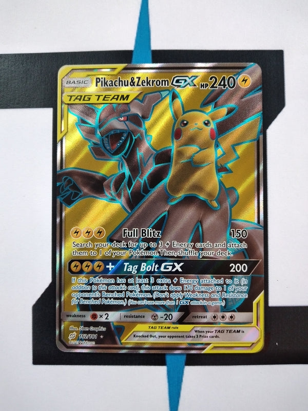 Pikachu & Zekrom GX TEU162 EN NM