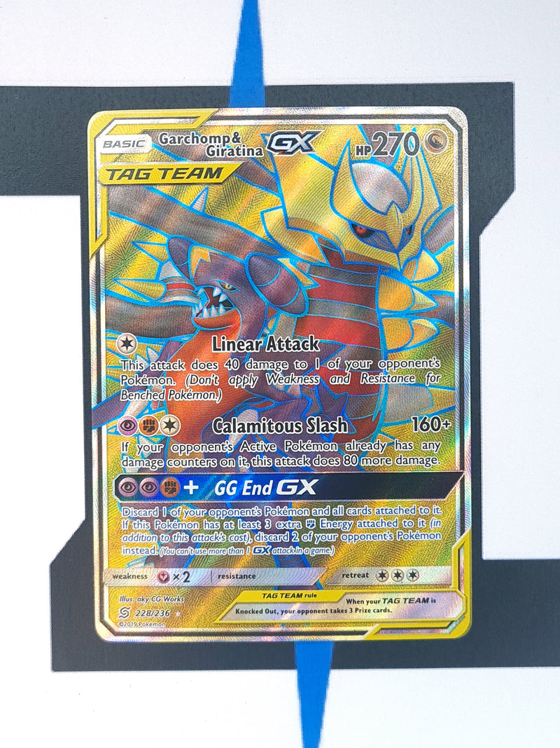 Garchomp & Giratina GX UNM228 EN NM