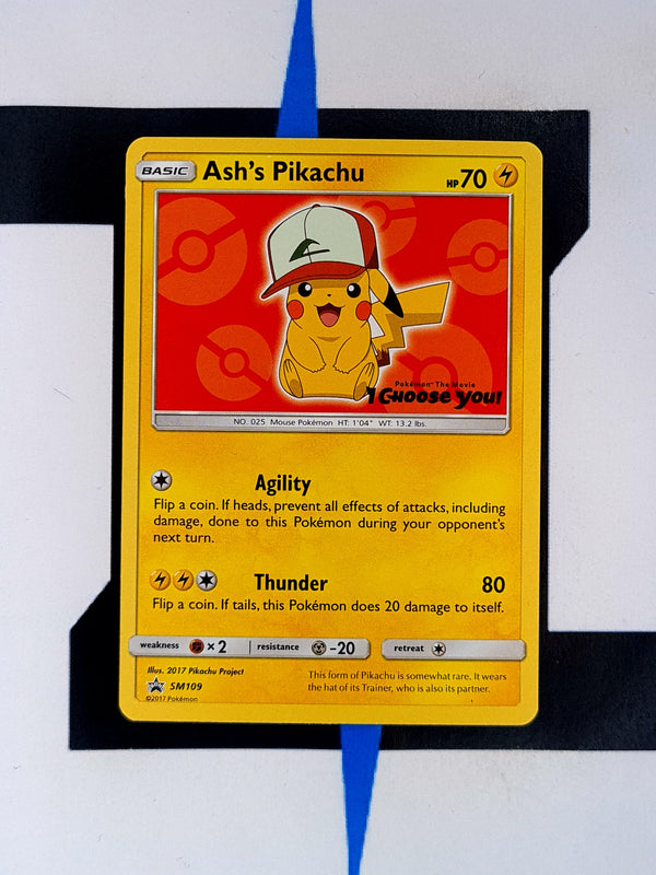 Ash's Pikachu SM109 EN EX