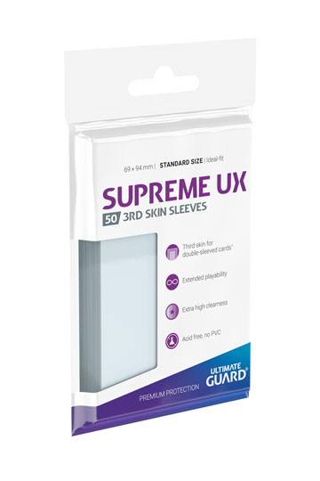 Ultimate Guard Supreme UX 3rd Skin Sleeves Standardgröße Transparent (50)