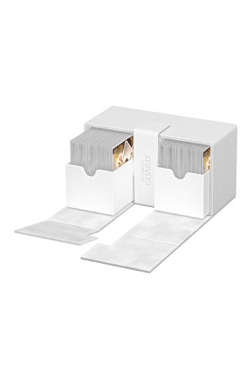 Ultimate Guard Twin Flip`n`Tray 200+ XenoSkin Monocolor Weiß