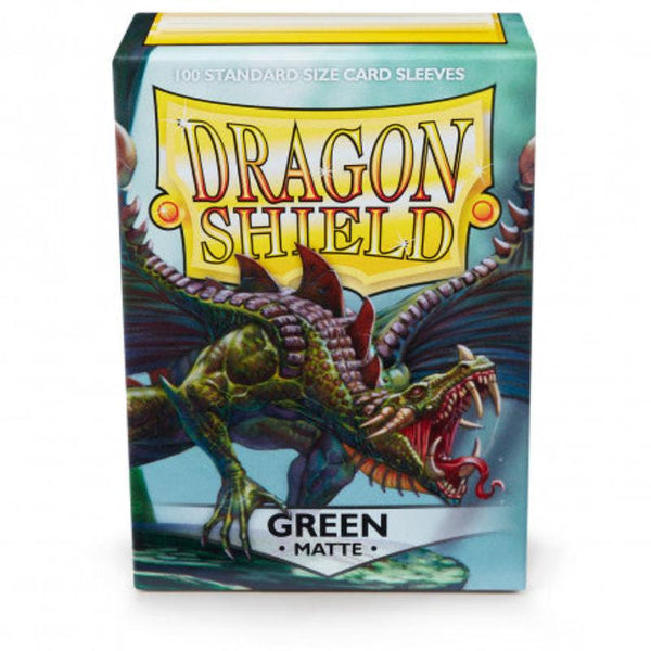 Dragon Shield Standard Sleeves - Matte Green (100 Sleeves)